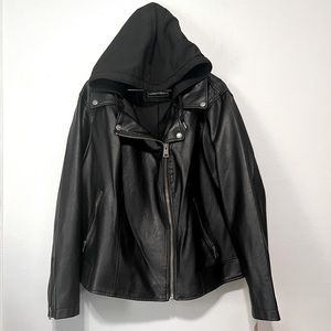 NWT Levi’s Plus Size Hooded Motorcycle Jacket